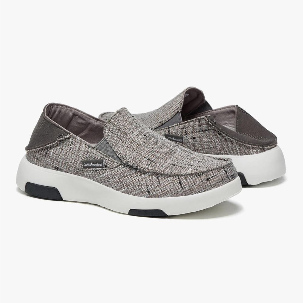 OrthoComfoot Women’s comfortable loafers for flat feet